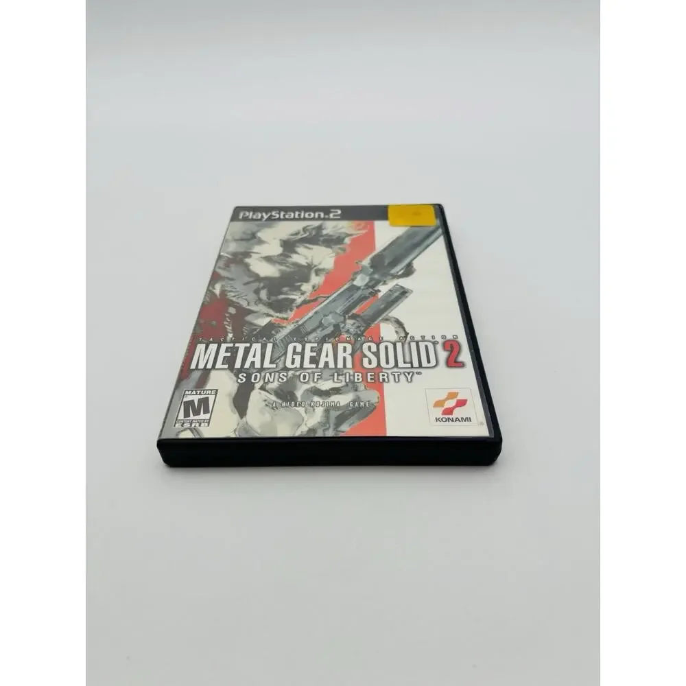 Metal Gear Solid 2 Sons Of Liberty Sony Playstation 2 PS2 Tested Works VG CIB